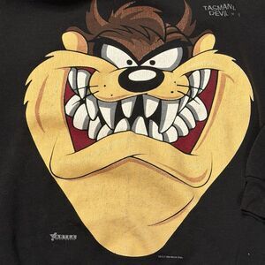Vintage Taz Tasmanian Devil 90s Big Face Sweatshirt Crewneck Mens M Warner Bros